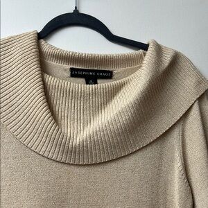 Josephine Chaus Cream Cowl Neck Sweater